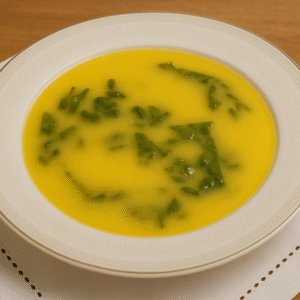 Sopa de mandioquinha com espinafre (400g)
